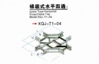 梯级式水平四通电缆桥架XQJ-T1-04